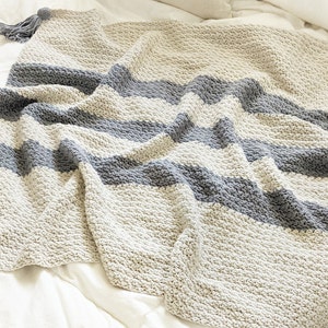 CROCHET PATTERN, Crochet Baby Blanket Pattern, Easy Crochet Blanket Pattern, Modern Crochet Baby Blanket