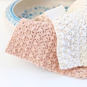Crochet Pattern, Crochet Washcloth Pattern, Crochet Dishcloth Pattern, Easy Beginner Crochet Washcloth Pattern