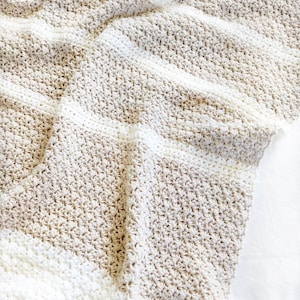 Heirloom Crochet Baby Blanket Pattern, Modern Crochet Baby Blanket Pattern, Easy Crochet Blanket Pattern