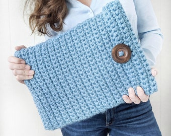 Crochet Laptop Case Pattern - Laptop Sleeve Crochet Pattern - Laptop Sleeve - Graduation Gift - Handmade Laptop Cover - Back To School Gift