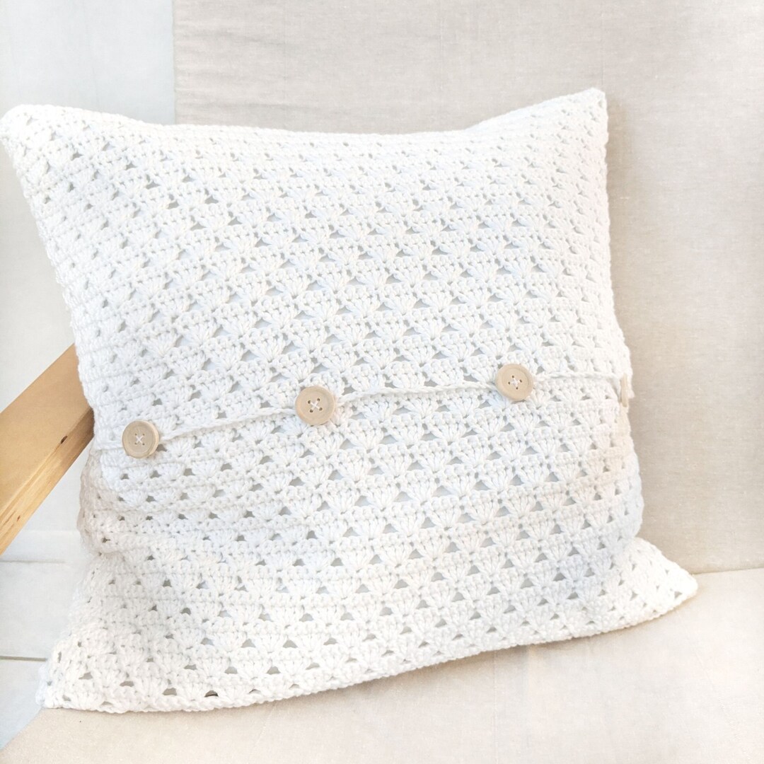 CROCHET PATTERN, Crochet Pillow Case Pattern, Modern Crochet Pillow