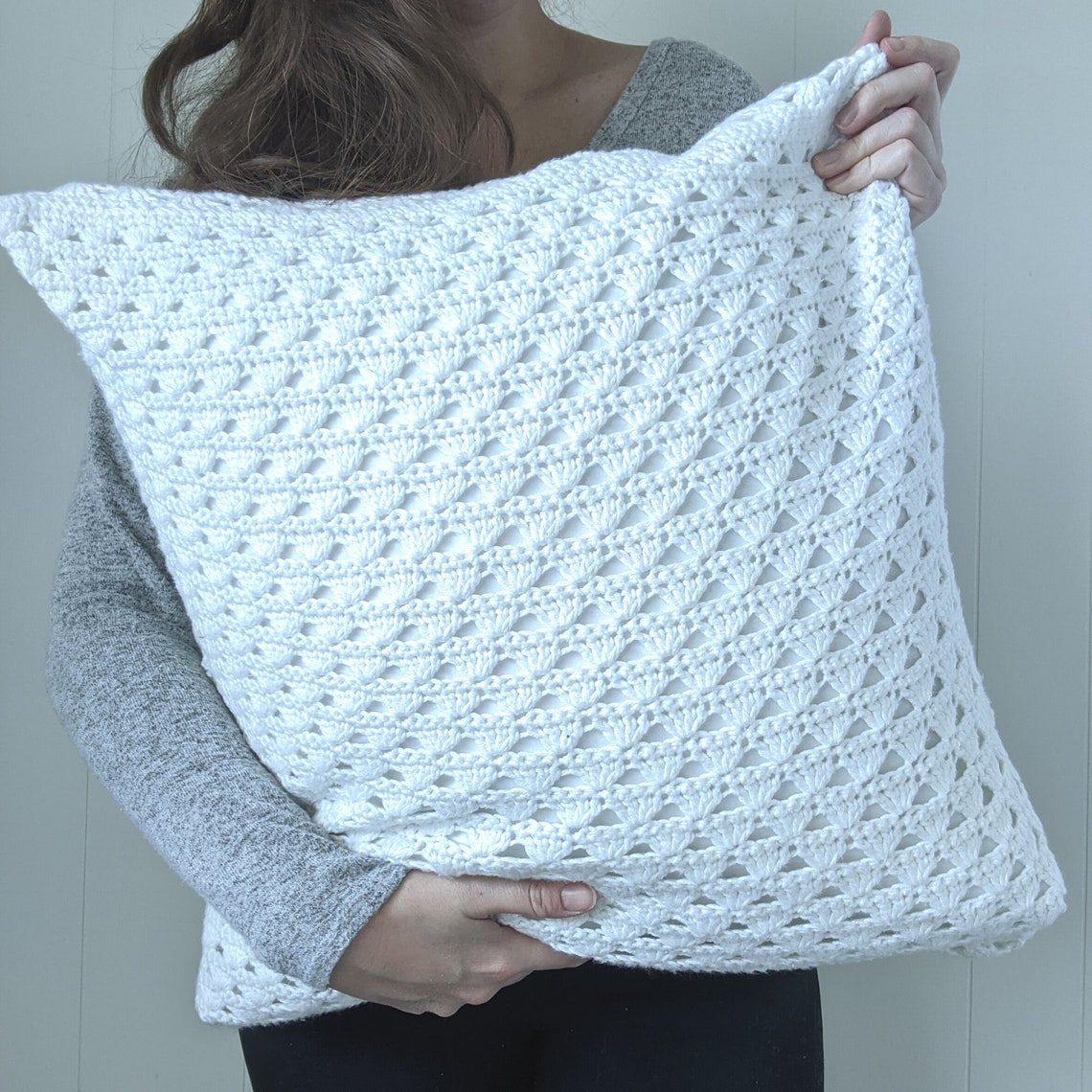 CROCHET PATTERN Crochet Pillow Case Pattern Modern Crochet Etsy