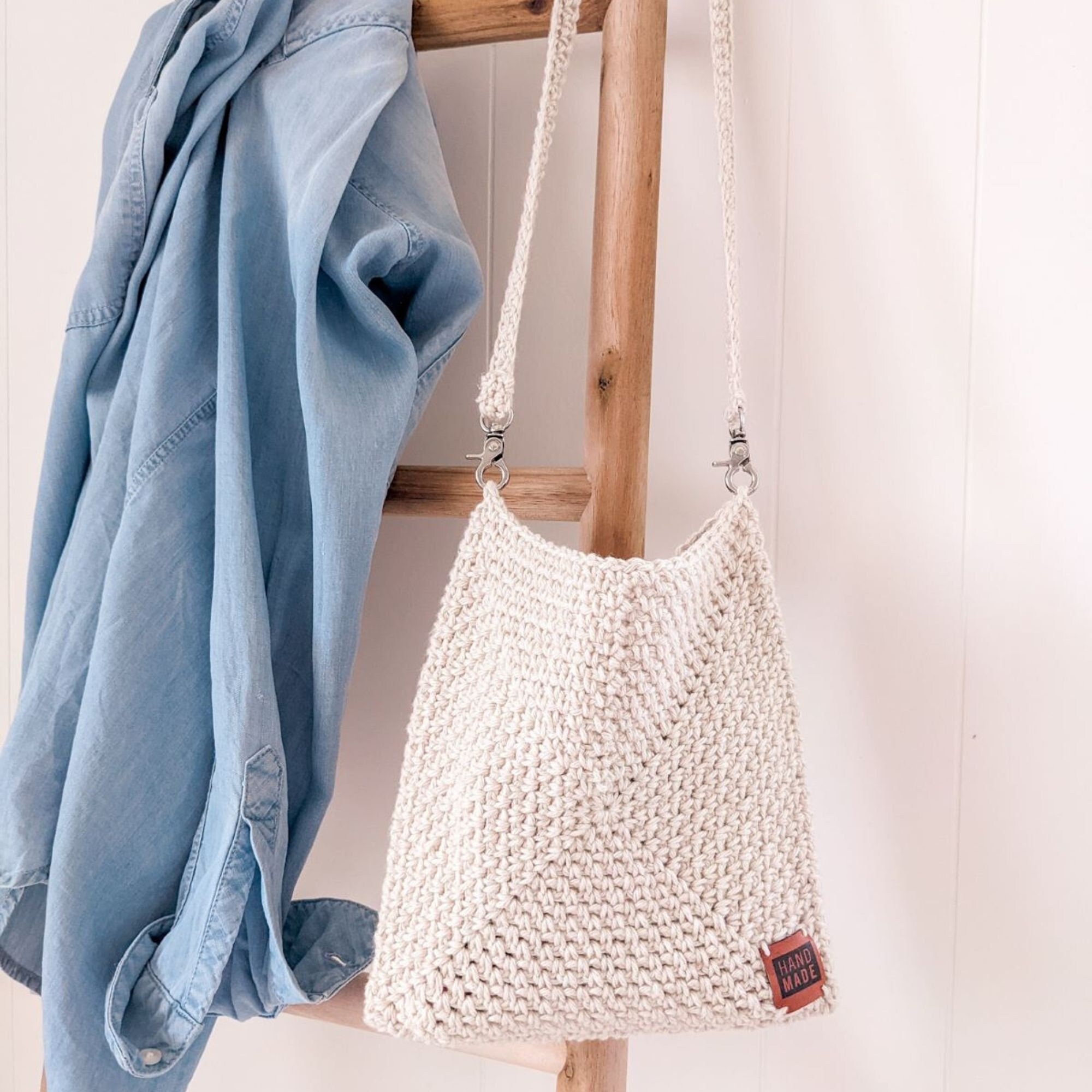 Easy Crochet Tote Bag Pattern - Free | Jo to the World Creations