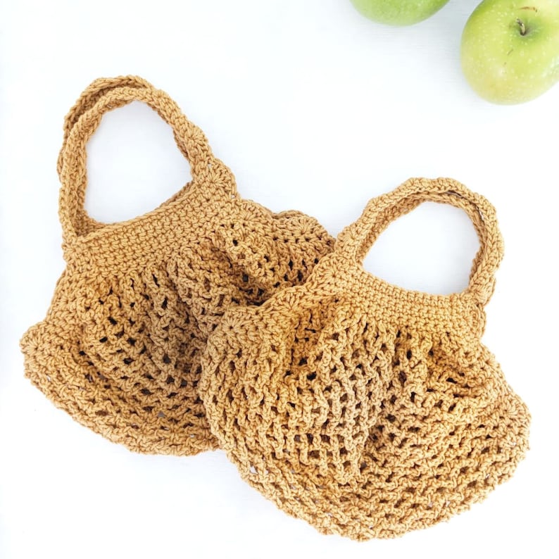 Crochet Farmer's Market Bag Pattern Crochet French Market Etsy