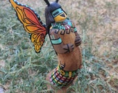 Butterfly Kachina Sculpture Doll
