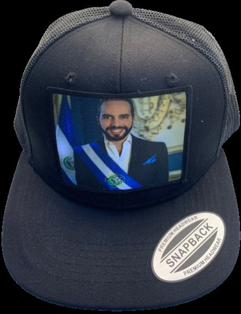 Nayib Bukele Gorra Con Parche Y Malla En La Parte De Atras Hat Cap ...