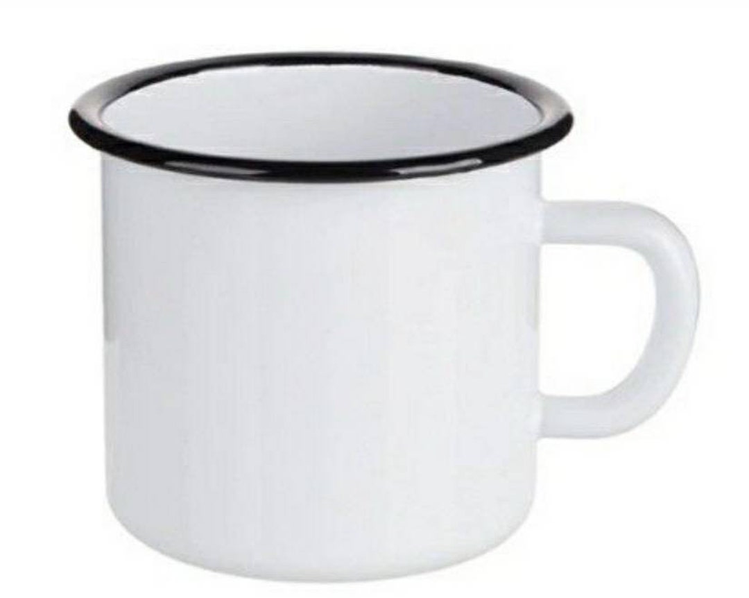 Sublimation White Enamel Camping Mug 12oz Etsy