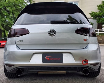 2015 to 2017 VW Volkswagen GTI Smoked Tinted Taillight Overlays and Rear  Bumper Lens Overlays  Vinyl Tint Film