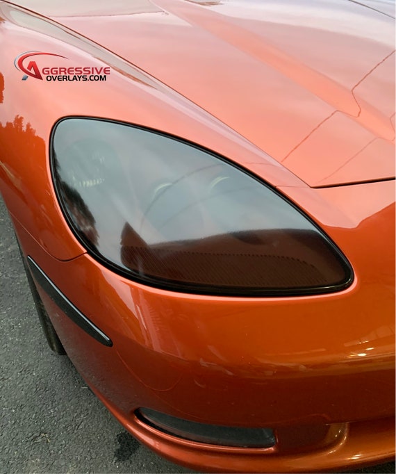 Corvette C6 Kit de faros delanteros y luces antiniebla tintados  Revestimientos de película de vinilo 20% ahumado oscuro Kit de 4 piezas -   México
