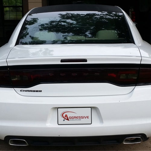 Aggressive Overlays Dodge Charger Smoked Tail Light Dark Etsy