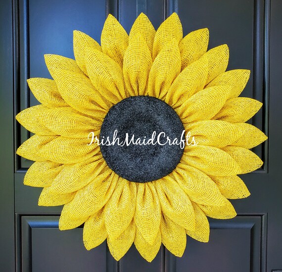 yellow poly burlap