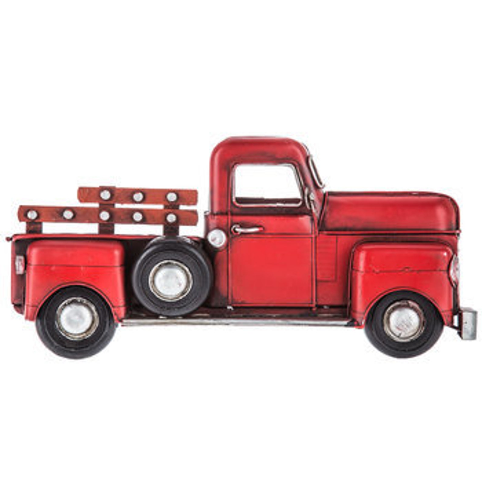 Red Half Truck Metal Wreath Attachment Red Truck Wreath Red Etsy