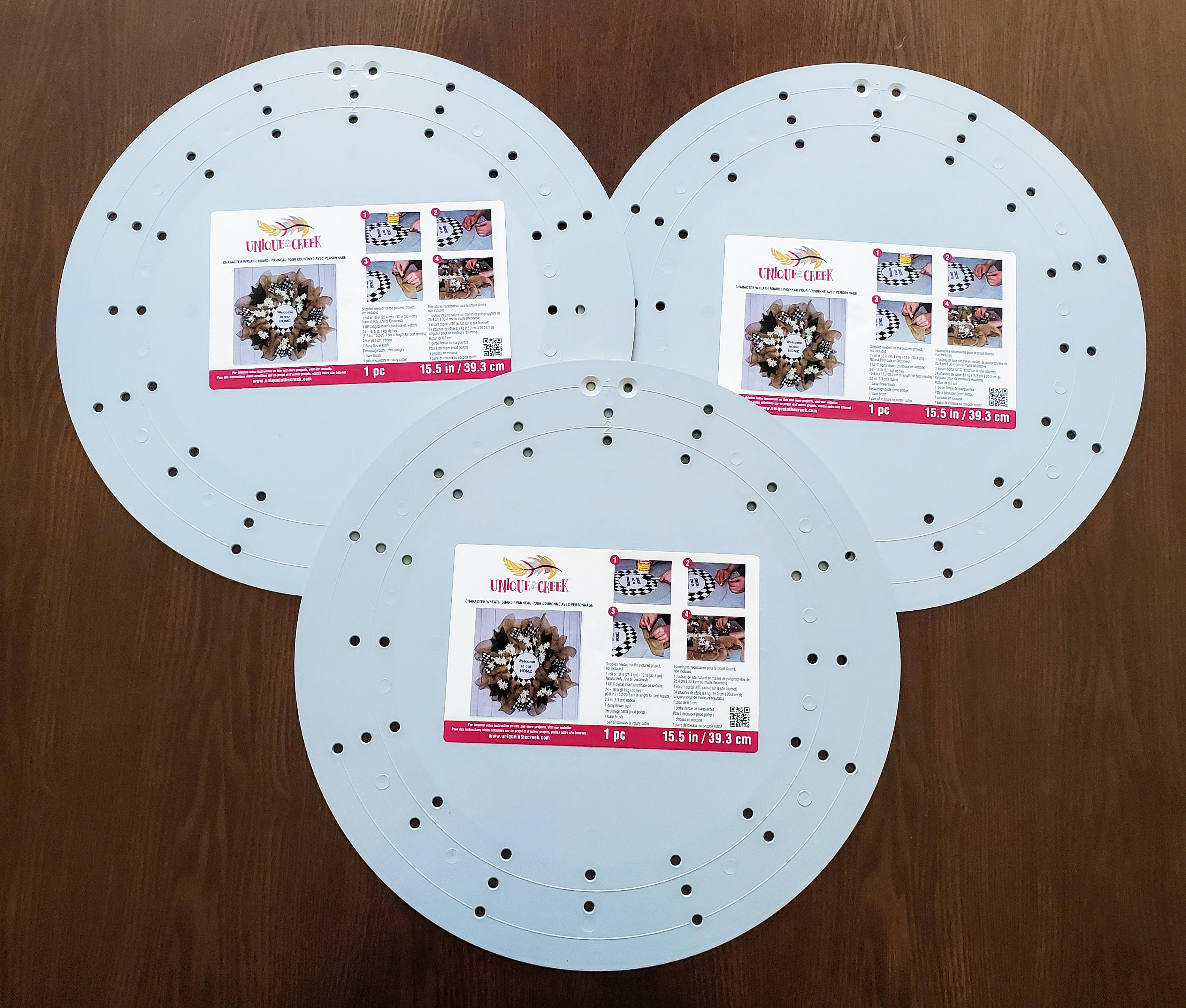 Unique in the Creek UITC character wreath board plastic Etsy