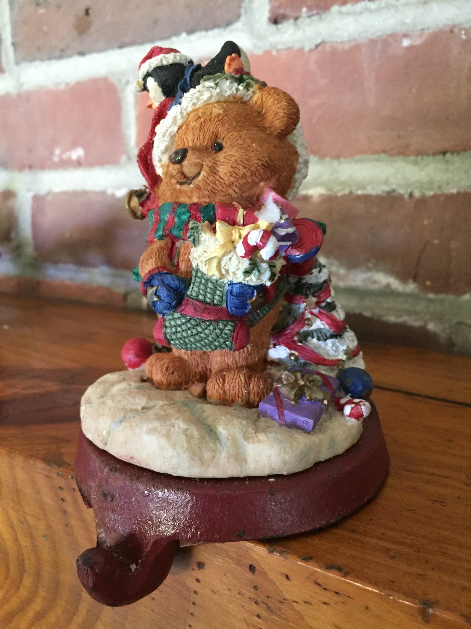 Teddy Bear Christmas Stocking Holder Etsy