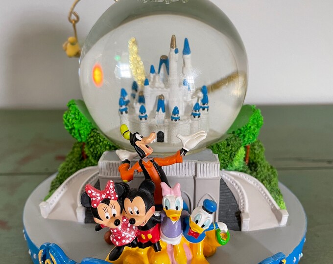 Walt Disney World Theme Park Snow Globe Etsy