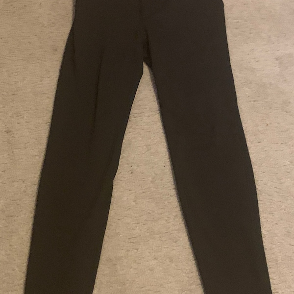 New Vera wang black casual dress stretch slim pants small S
