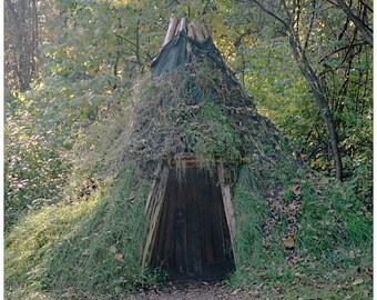 Colliers' Hut, Smallest Size 7.5"x5"," Archival Pigmented Inkjet Photograph on 10"x8" Archival Photographic Paper, 3 Sizes