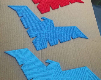 Night Superhero chest emblem cosplay