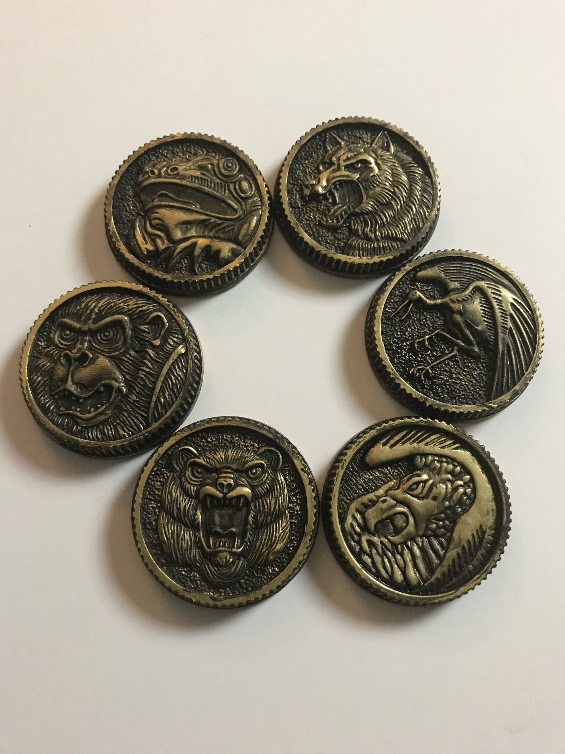 Power rangers movie coins sales