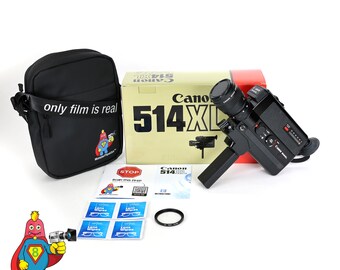 Canon 514XL Super 8 Camera: Serviced, Tested, With Optional Lens