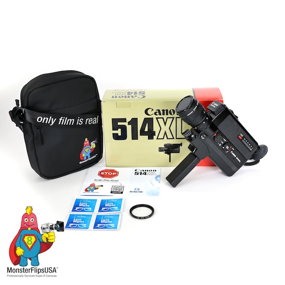 Canon 514XL Super 8 Camera: Serviced, Tested, With Optional Lens