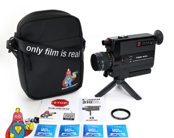 Canon 310XL Super 8 Camera, Professionally Serviced, Carrying Bag