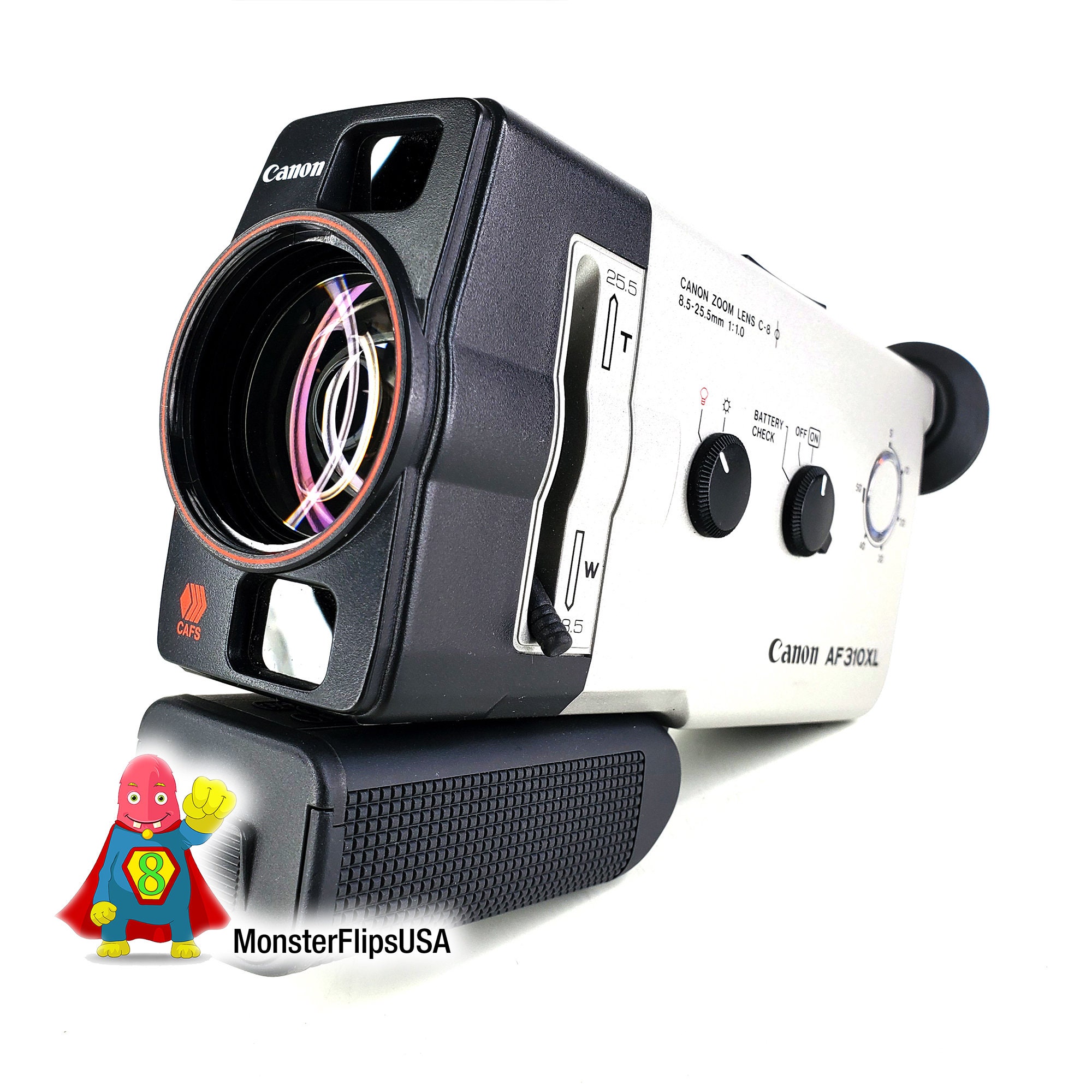 Canon AF310XL Auto Focus Super 8 Camera With Vintage Bag and