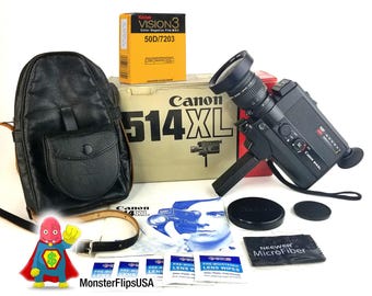 Canon 514XL Super 8 Camera: Serviced, Tested, with Optional Lens