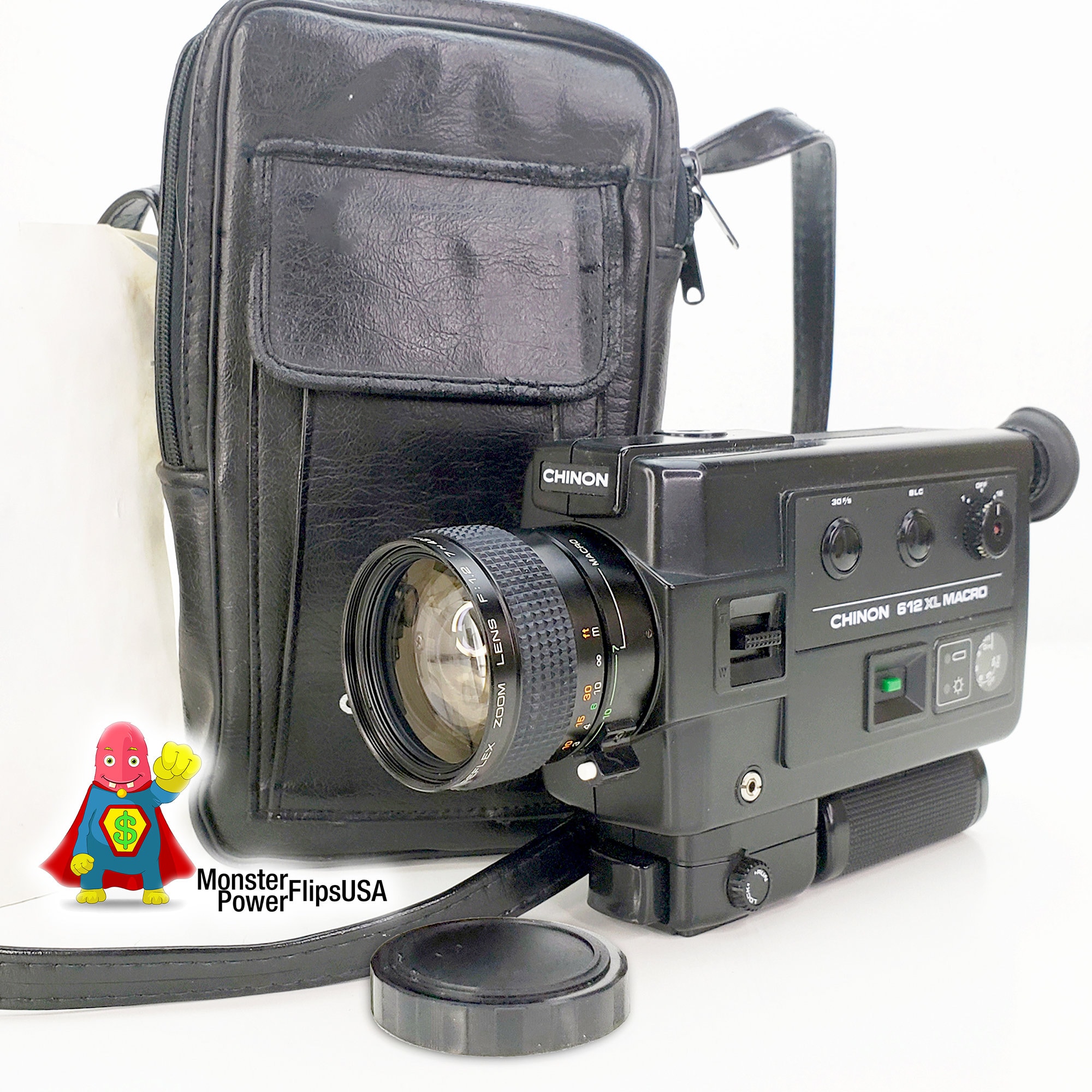 Chinon 612XL Macro Super 8 Camera: Serviced, Tested, With Options