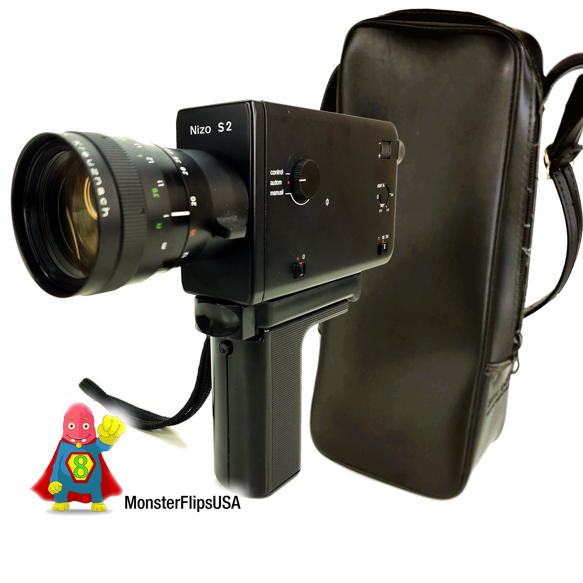 Nizo S2 Super 8 Camera: Professionally Serviced, Tested, With