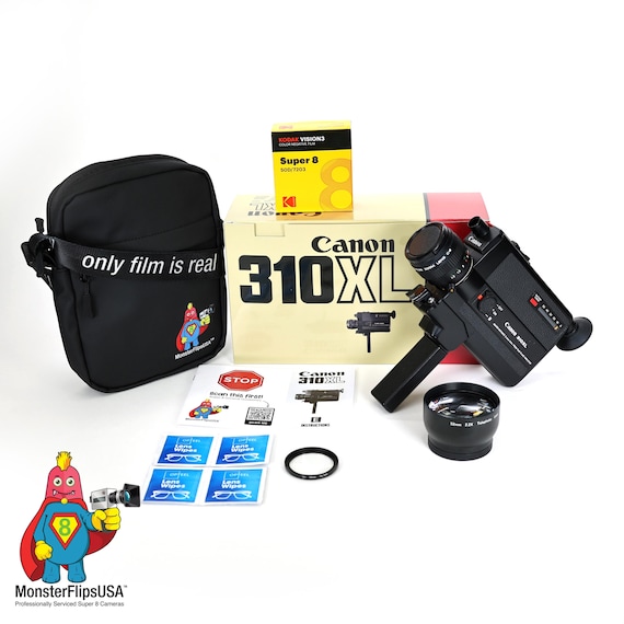 Canon 310XL Super 8 Camera Filmmaker's Bundle -professionally