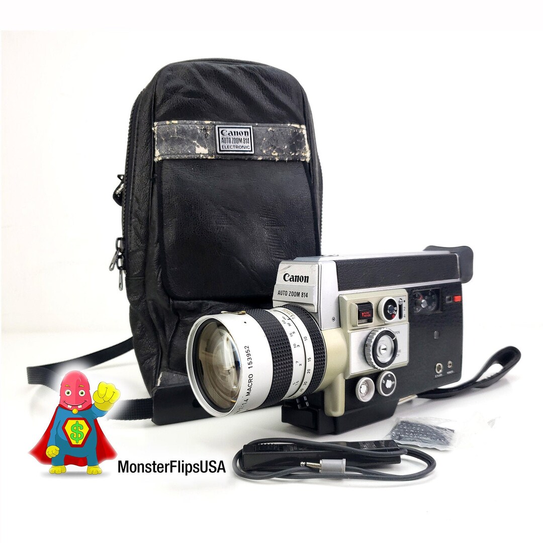 Super 8 Camera CANON 814 Auto Zoom Electronic Fully Tested