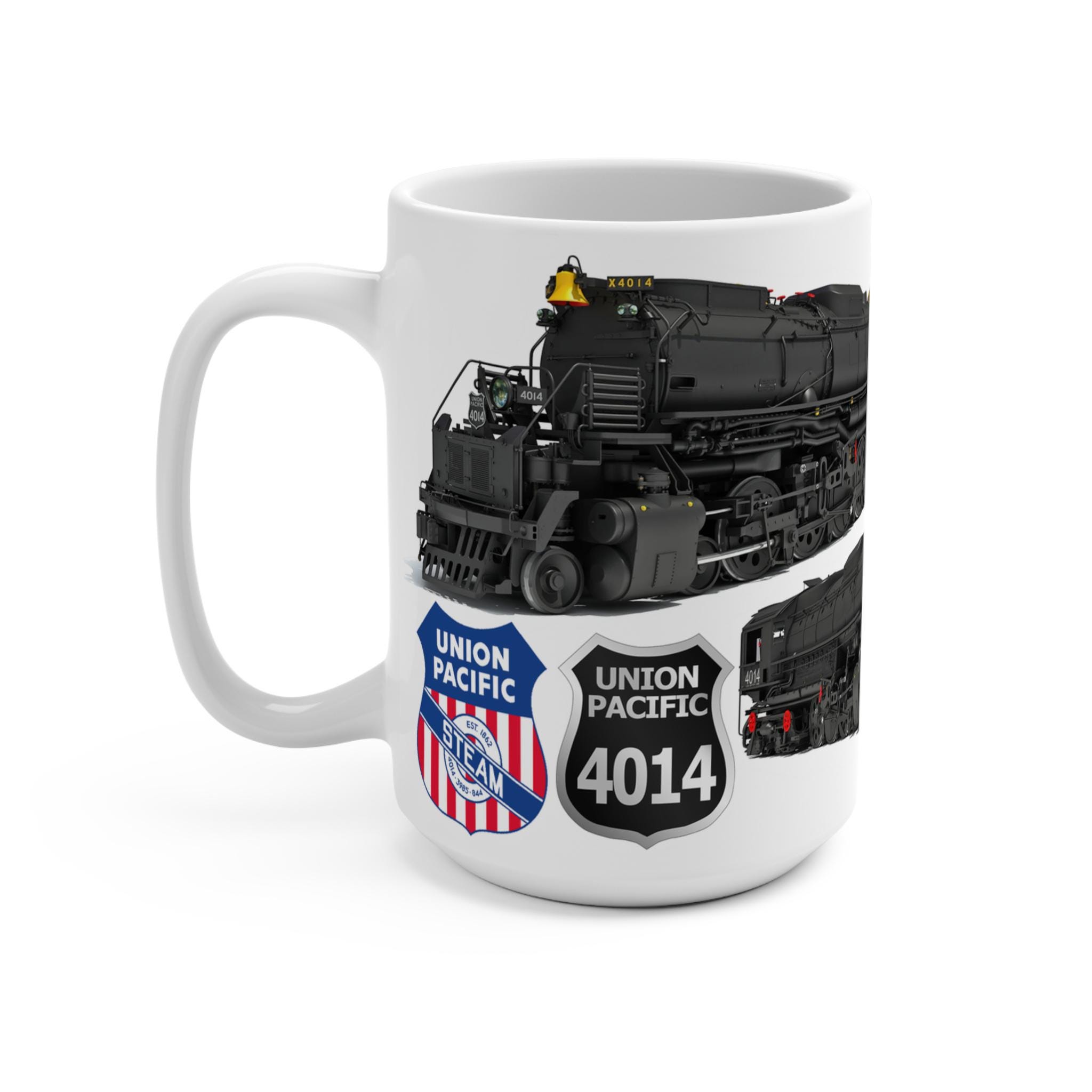 Union Pacific Big Boy 4014 Coffee Mug 15 oz Steam Engine Enthusiasts Edition