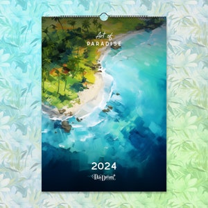 Art of Paradise: 2024 Wall calendars