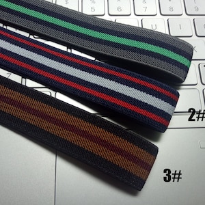 Stripe Elastic Band - 1 inch (25MM) - 1 Yard
