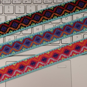 1 Zoll elastisches 25 mm Jacquard-Gummiband, Bekleidungszubehör -1 Yard