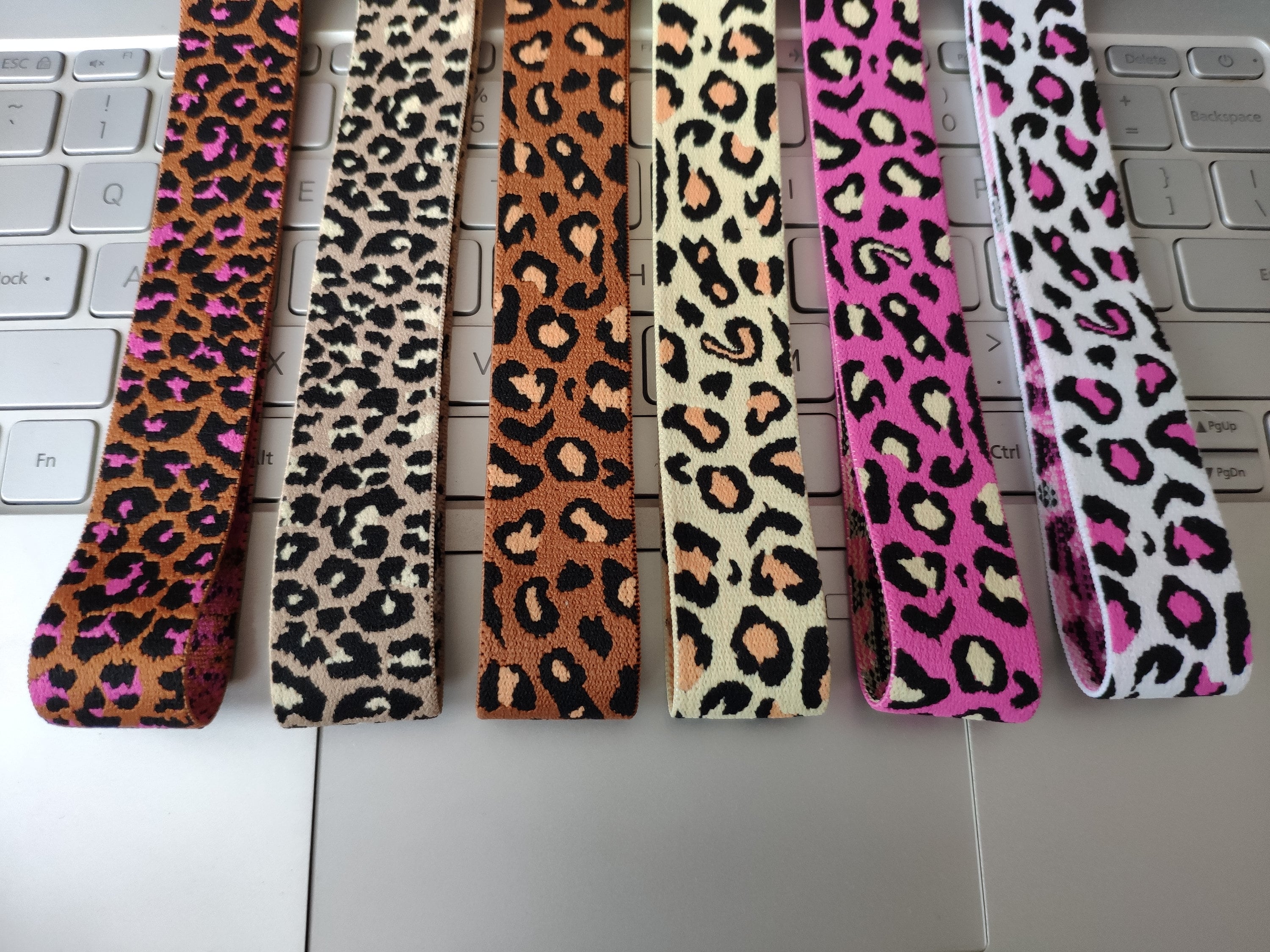 1 inch Elastic 25MM Leopard print Elastic bandClothing Etsy