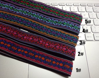 1 inch Elastic 25MM Jacquard Elastic band，Clothing accessories  -1 Yard