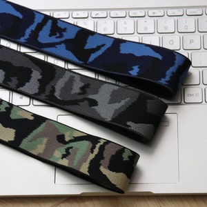 40MM Camo Jacquard Gummiband -1 Yard