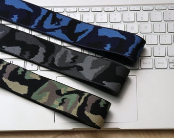 40MM Camo Jacquard Elastic band -1 Yard
