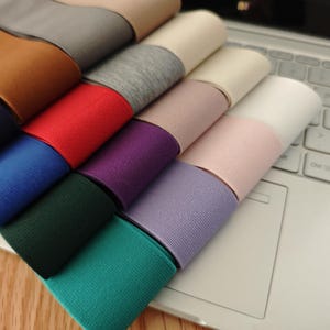 Banda elástica de 1,5 pulgadas y 38 mm, cinta elástica, accesorios de ropa, 1 yarda