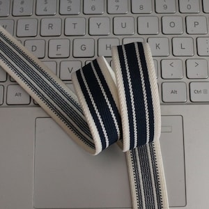 1 inch Elastic 25MM Stripe Elastic band，Clothing accessories  -1 Yard