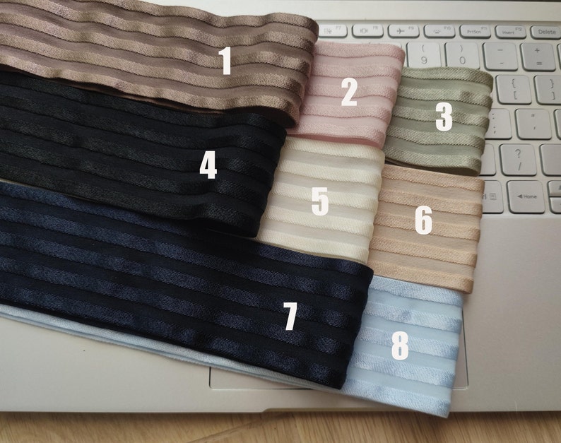 2 Inch Elastic 50MM Soft Stripes Elastic Band，clothing Accessories -1 ...