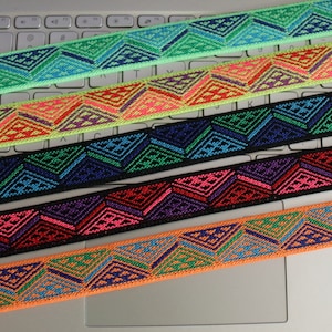 1 inch elastic 25MM Jacquard Elastic band，Clothing accessories  -1 Yard
