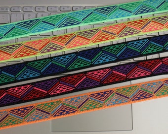 1 inch elastic 25MM Jacquard Elastic band，Clothing accessories  -1 Yard