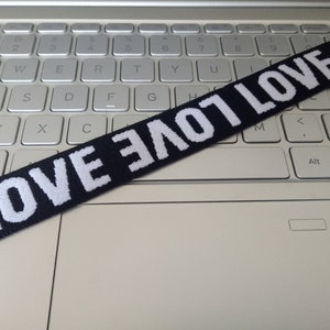 Love Jacquard Elastic Band - 25MM Clothing Accessory