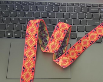 Jacquard Elastic Band: 1 inch Colorful Clothing Accessories