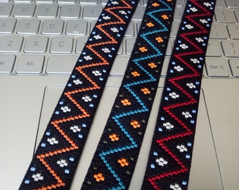 Jacquard Elastic Band: 1 inch Colorful Trim - 1 Yard