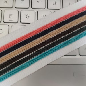 2 Zoll elastisches 50 mm Streifen Gummiband ， Bekleidungszubehör -1 Yard