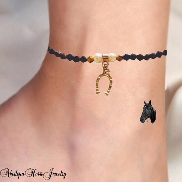 Horseshoe Anklet Etsy